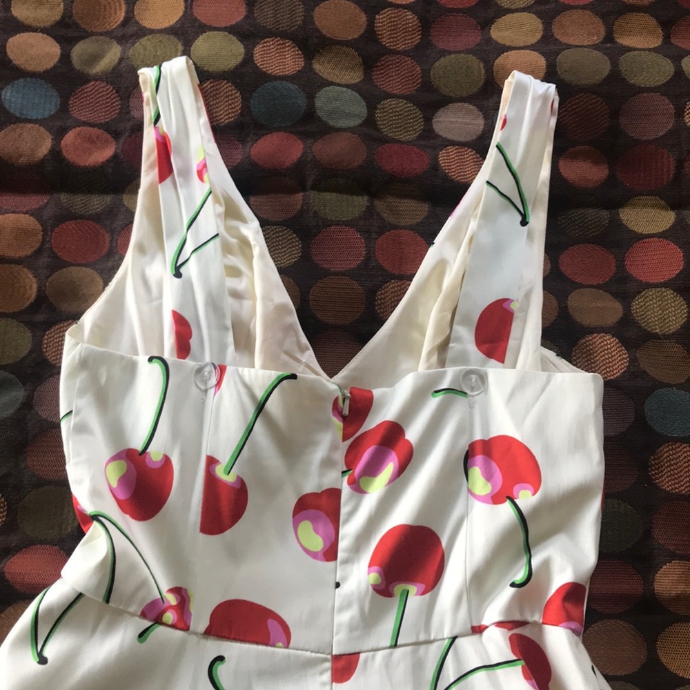 Tatyana Cherry Dress Sz: MED - Picture 4 of 5